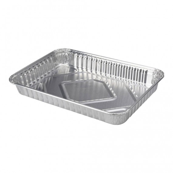Pack de 5 bandejas desechables para barbacoa