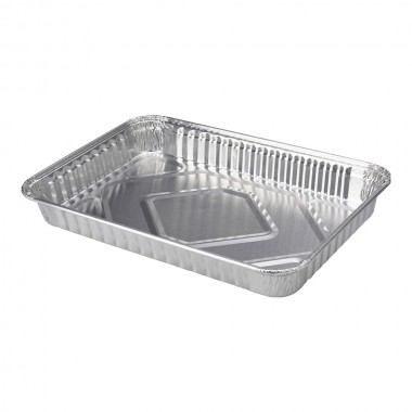 Pack de 5 bandejas desechables para barbacoa