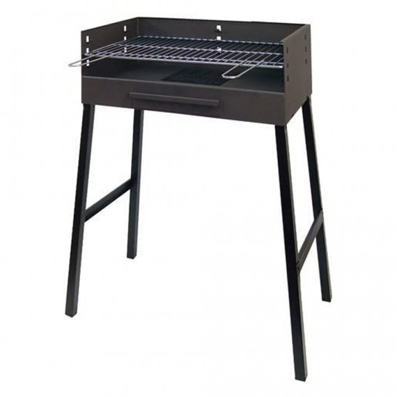 Barbacoa con parrilla zincada 69x40x92cm imex el zorro