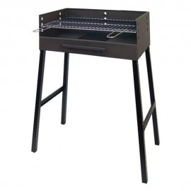 Barbacoa con parrilla zincada 69x40x92cm imex el zorro