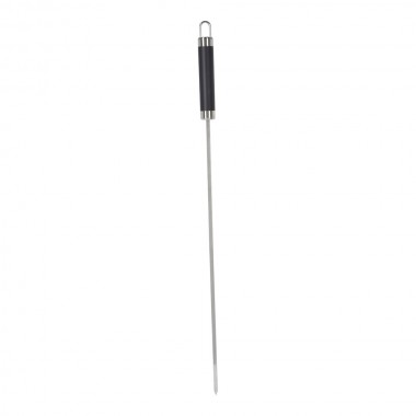Conjunto de 4 brochetas de acero inoxidable 46,5cm para barbacoa