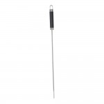 Conjunto de 4 brochetas de acero inoxidable 46,5cm para barbacoa