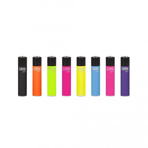 Encendedor cp11 acabado especial soft, colores variados. clipper