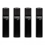 Encendedor cp11 acabado especial soft negro. clipper