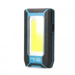 Linterna led cob 8w 500lm profesional. recargable con usb. con gancho + iman funcion power bank. incluye cable de carga. ko ...