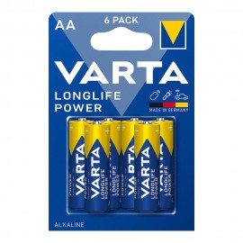 Pila alkalina longlife power aa - lr06 (blister 4+2 uds) ø14,5 x 50,5 mm