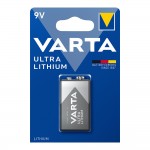 Pila varta ultra lithium 9v - 6lr61 (blister 1 unid.) 26,5x17,5x48,5mm