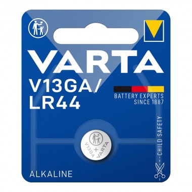 Pila varta lr44 - v13ga 1.5v alkalina (blister 1 unid.) ø11,6x5,4mm