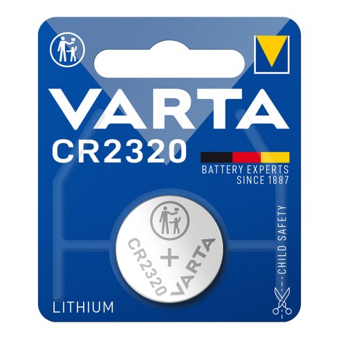 Pila varta lithium cr2320 3v (blister 1 unid.) ø23x2,0mm