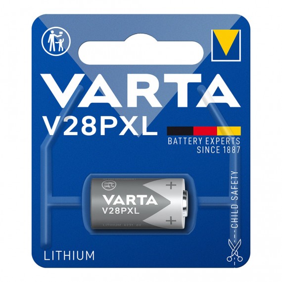 Pila varta lithium v28pxl 6v (blister 1 unid.) ø13x25,1mm