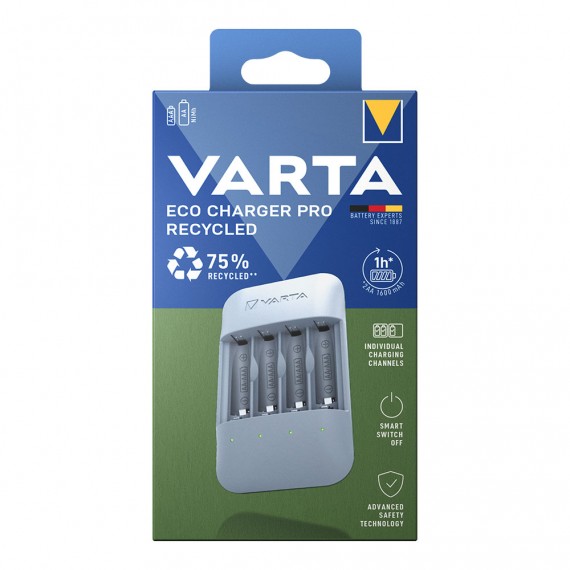 Cargador de pilas varta eco charger pro recycled