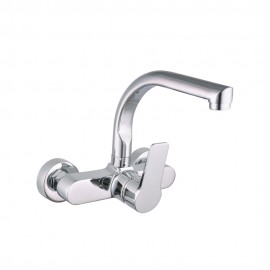 Grifo monomando de cocina caño bajo empotrado serie altea