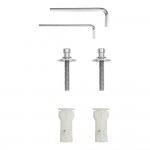 Kit fijación para asientos de inodor caída amortiguada roca dama ai0000400r roca