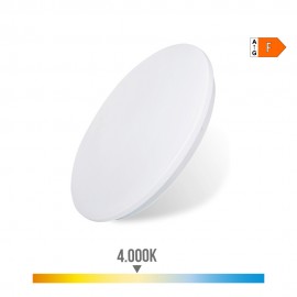 Aplique led circular de superficie 12 w 4000 k 1160 lm ø25 x 6,2 cm