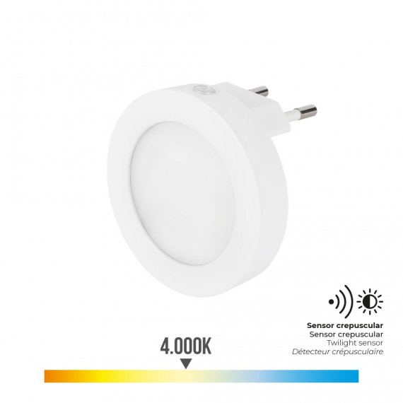 Piloto noche led 0,5w 5lm 4000k red. edm