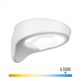 Aplique solar 2w 200lm 6500k con sensor color blanco edm