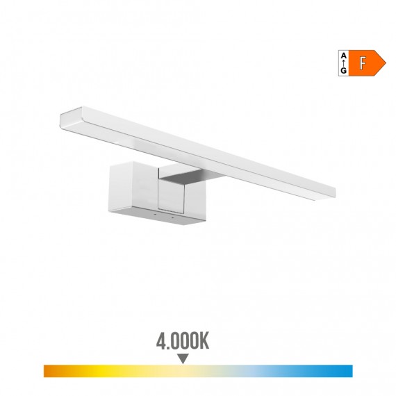 Lámpara de pared de led 6w 600lm 4.000k 30x12,8x5,10cm edm