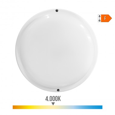Aplique redondo led con sensor de movimiento 18w 1820lm 4.000k edm
