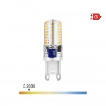 Bombilla g9 silicona led 2,5w 170lm 3200k luz calida ø15x50mm edm