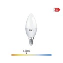 Bombilla vela led e14 5w 400lm 4000k luz dia ø3,5x10cm edm