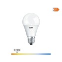 Bombilla standard led regulable e27 10w 810lm 3200k luz calida ø6x11cm edm