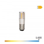 Bombilla bayoneta led b15d 5,5w 700lm 6400k luz fria ø17x57mm edm