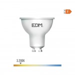 Bombilla dicroica led gu10 8w 710lm 3200k luz calida edm