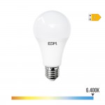Bombilla standard led e27 24w 2700lm 6400k luz fria ø7x13,6cm edm
