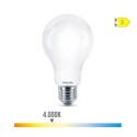 Bombilla standard led e27 13w 2000lm 4000k luz dia ø7x12,1cm. philips