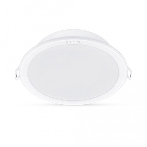 Downlight de empotrar de led 23,5w 2550lm 6500k luz fria mod. meson ø21,5x10,5cm philips