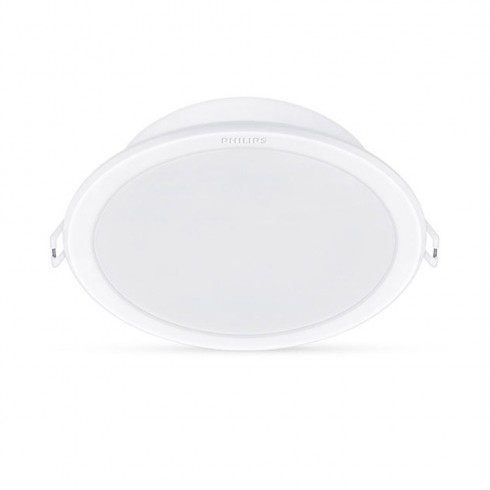 Downlight de empotrar de led 23,5w 2550lm 6500k luz fria mod. meson ø21,5x10,5cm philips