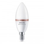 Bombilla led vela e14 4,9w full colors 470lm wifi philips wiz