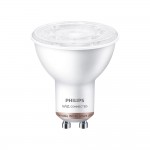 Bombilla led gu10 4,7w 2.700k-6.500k 345lm wifi philips wiz