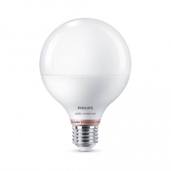 Bombilla globo e27 11w full colors 1055lm wifi philips wiz