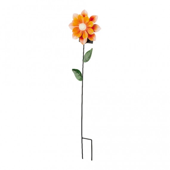 Baliza solar forma de flor colores surtidos 11x6x49,5cm lumineo