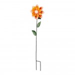 Baliza solar forma de flor colores surtidos 11x6x49,5cm lumineo