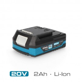 Bateria li-ion 20 v 2.0 ah 11,7 x 7,5 x 4,6 cm