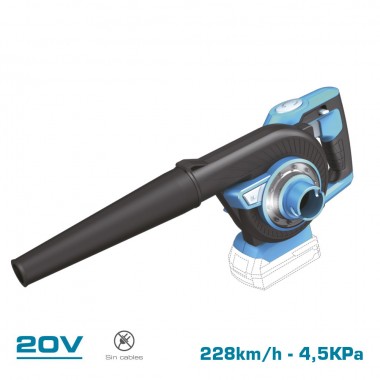 Aspirador soplador 20v (sin batería ni cargador) koma tools