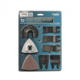 Kit 17 accesorios para herramienta multifuncional 08765
