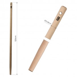 Mango de madera de eucaliptus para horca, amh1200, ø3,48 cm x 120 cm