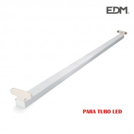 Regleta fluorescente para tubo de led 2x22w (eq. 58w) 220v 153cm edm