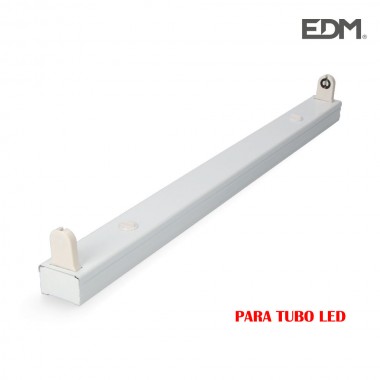 Regleta para 1 tubo led de 9w (eq.18w) 62cm - edm
