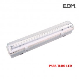 Pantalla fluorescente estanca para tubo de led 1x22w (eq. 58w) 220v 156cm ip65 edm