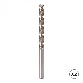 Broca cilíndrica corta hsse din-338n inox, 2 uds, ø3,00 mm
