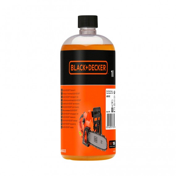 Aceite ecologico bio 1l para motosierra a6023-qz black+decker