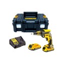 Atornillador para panel de yeso xr 1/4" 18v li-ion 2,0ah dewalt