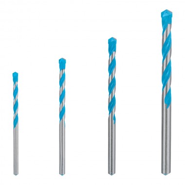 Set de 4 brocas expert cyl-9 multiconstruction: set robustline medidas 4, 5, 6, 8mm 2608900645 bosch