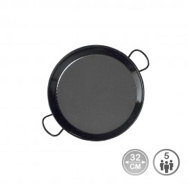 Paellera esmaltada para induccion y vitroceramica ø32 cm (5 personas)