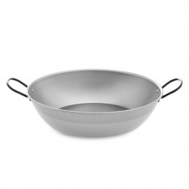 Sarten honda pulida con asas ø50 cm