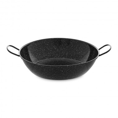 Sarten honda esmaltada con asas ø30cm. vaello